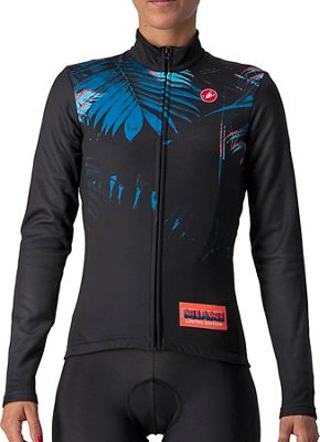Castelli Women's Hollywood Long Sleeve Jersey AW21 - Miami Black - XS, Miami Black
